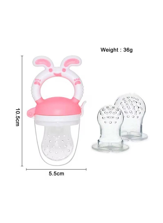 شيكو لهاية تغذية طعام الفاكهة للأطفال - مغذي طعام طازج، لعبة تسنين الفاكهة للأطفال من عمر 3 إلى 24 شهرًا - Image 2